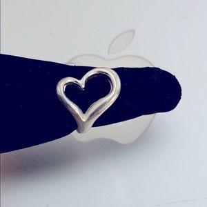 Tiffany & Co. OPEN HEART RING 925 size 6